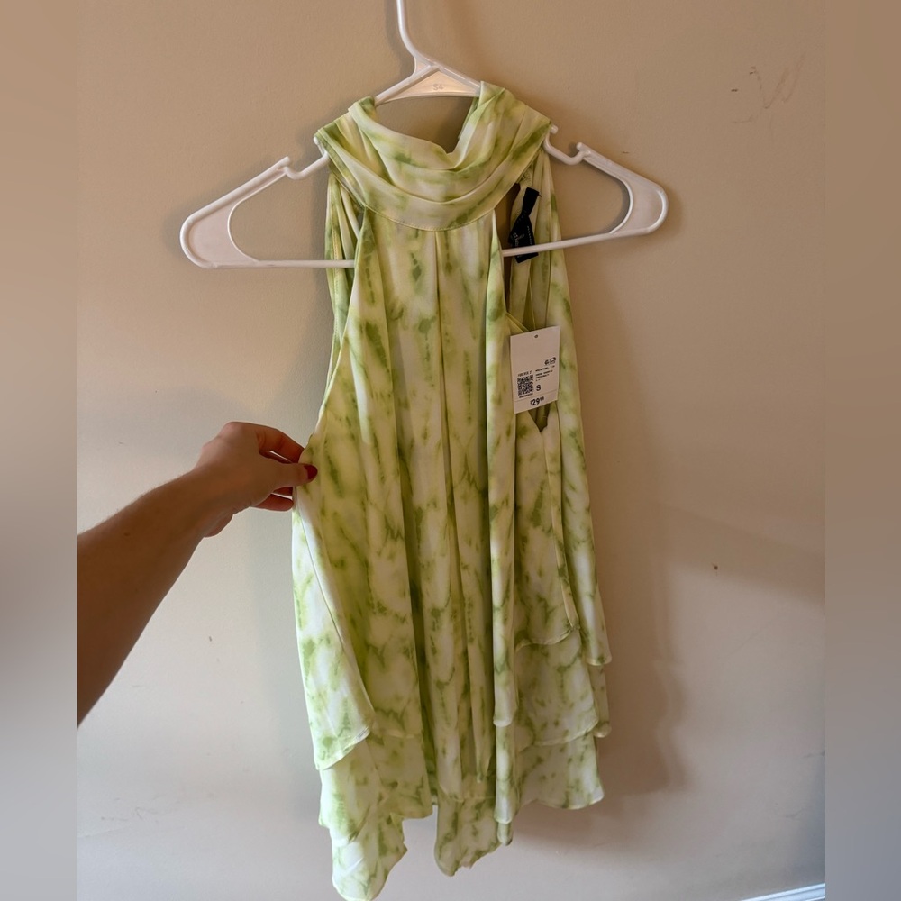 High Neck Mini Dress